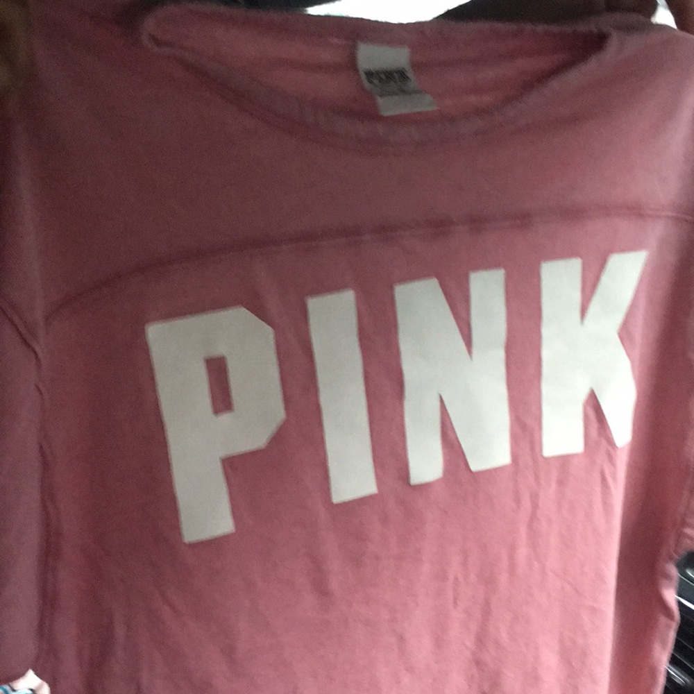 long pink vs shirt